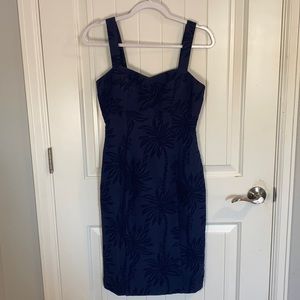 NWT Lilly Pulitzer navy palm tree dress